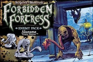 Portada juego de mesa Shadows of Brimstone: Akaname Tongue Demons Enemy Pack