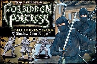 Portada juego de mesa Shadows of Brimstone: Shadow Clan Ninja Deluxe Enemy Pack
