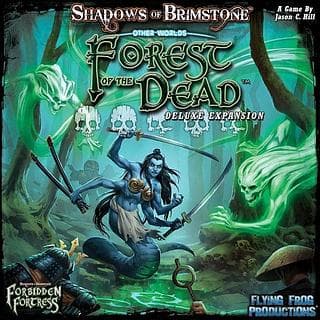 Portada juego de mesa Shadows of Brimstone: Other Worlds – Forest of the Dead