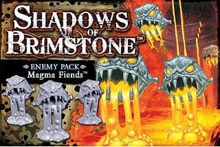 Portada juego de mesa Shadows of Brimstone: Magma Fiends Enemy Pack