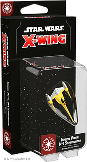 Portada juego de mesa Star Wars, X-Wing: Caza estelar N-1 de Naboo
