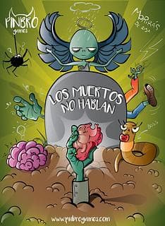 Portada juego de mesa Los Muertos No Hablan