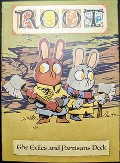Portada juego de mesa Root: Pack cartas de exiliados y partisanos