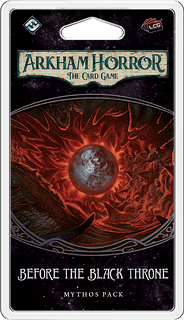 Portada juego de mesa Arkham Horror: El Juego de Cartas – Ante el Trono Negro: Pack de Mitos