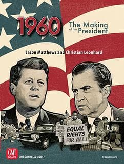 Portada juego de mesa 1960: Carrera hacia la Casa Blanca