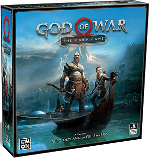 Portada juego de mesa God of War: El juego de cartas