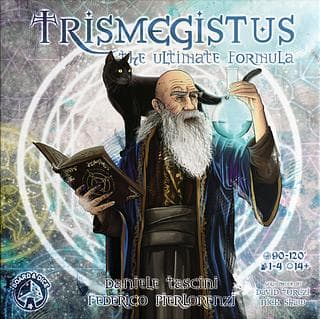 Portada juego de mesa Trismegistus: La Fórmula Definitiva