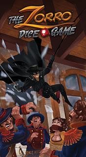Portada juego de mesa The Zorro Dice Game