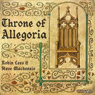Portada juego de mesa Throne of Allegoria