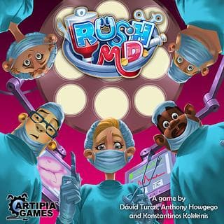 Portada juego de mesa Rush M.D.