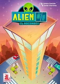 Portada juego de mesa Alien 51: El ascensor