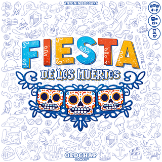 Portada juego de mesa Fiesta de los Muertos
