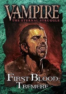 Portada juego de mesa Vampire: The Eternal Struggle – First Blood: Tremere