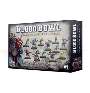 Portada juego de mesa Blood Bowl (2016 edition): Gwaka'moli Crater Gators – Lizardmen Blood Bowl Team