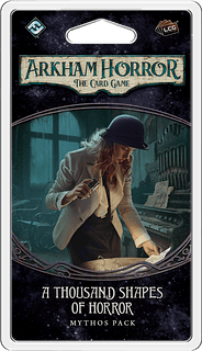 Portada juego de mesa Arkham Horror: El Juego de Cartas – Mil Formas de Horror: Pack de Mitos