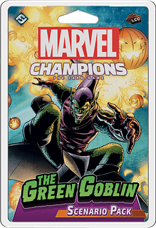 Portada juego de mesa Marvel Champions: El Juego de Cartas – El Duende Verde Pack de Escenarios