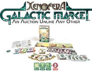 Portada juego de mesa Xenofera: Galactic Market