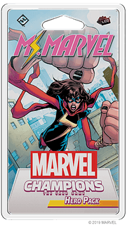 Portada juego de mesa Marvel Champions: El Juego de Cartas – Ms. Marvel Pack de Héroe