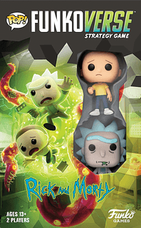 Portada juego de mesa Funkoverse Strategy Game: Rick & Morty 100