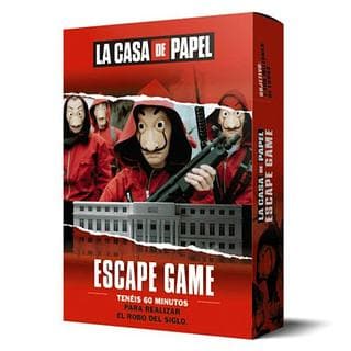 Portada juego de mesa La Casa de Papel Escape Game