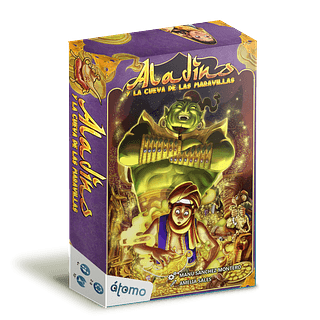 Portada juego de mesa Aladino y la cueva de las maravillas