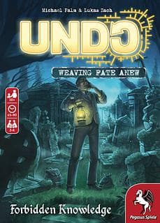 Portada juego de mesa UNDO: Saber Prohibido