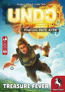 Portada juego de mesa UNDO: La Fiebre del Tesoro