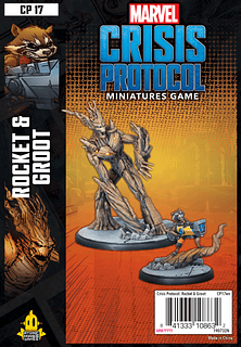 Portada juego de mesa Marvel: Crisis Protocol – Rocket & Groot