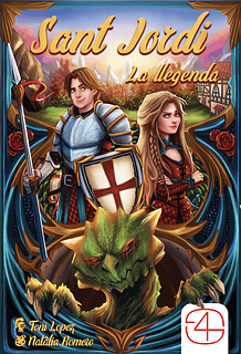 Portada juego de mesa SANT JORDI. La llegenda