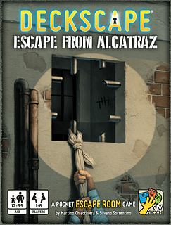 Portada juego de mesa ¡Escapa! La Fuga de Alcatraz