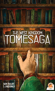 Portada juego de mesa Los Tomos del Reino del Oeste