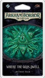 Portada juego de mesa Arkham Horror: El Juego de Cartas – Donde Moran los Dioses: Pack de Mitos