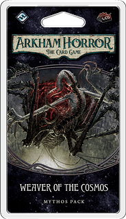 Portada juego de mesa Arkham Horror: El Juego de Cartas – Tejedora del Cosmos: Pack de Mitos