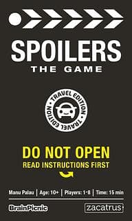 Portada juego de mesa Spoilers: The Game – Travel Edition