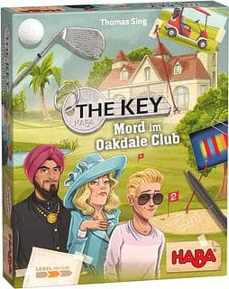 Portada juego de mesa The Key: Asesinato en el Club de Golf