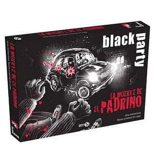 Portada juego de mesa Black Party: La Muerte de El Padrino