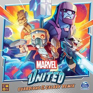 Portada juego de mesa Marvel United: Guardians of the Galaxy Remix
