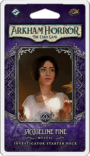 Portada juego de mesa Arkham Horror: El Juego de Cartas – Jacqueline Fine: Mazo Inicial de Investigador