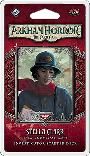 Portada juego de mesa Arkham Horror: El Juego de Cartas – Stella Clark: Mazo Inicial de Investigador