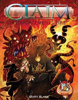 Portada juego de mesa Claim Refuerzos: Fuego