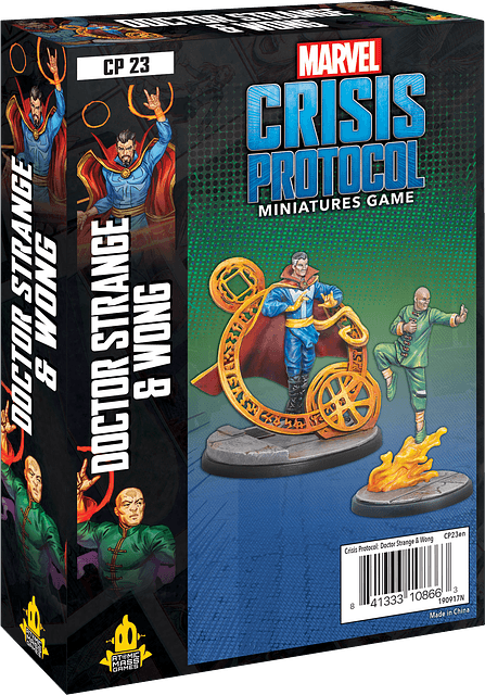 Portada juego de mesa Marvel: Crisis Protocol – Doctor Strange & Wong