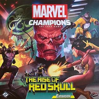 Portada juego de mesa Marvel Champions: El Juego de Cartas – La Tiranía de Cráneo Rojo