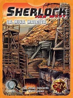 Portada juego de mesa Sherlock Far West: La Mina Maldita