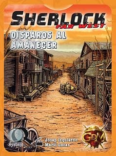 Portada juego de mesa Sherlock Far West: Disparos al amanecer