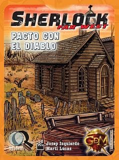 Portada juego de mesa Sherlock Far West: Pacto con el diablo
