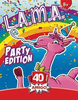 Portada juego de mesa L.A.M.A. Party Edition