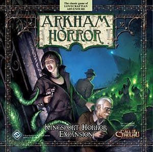 Portada juego de mesa Arkham Horror: El Horror de Kingsport