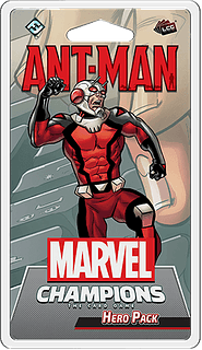 Portada juego de mesa Marvel Champions: El Juego de Cartas – Hombre Hormiga Pack de Héroe