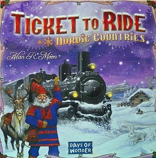 Portada juego de mesa ¡Aventureros al Tren! Paises Nórdicos