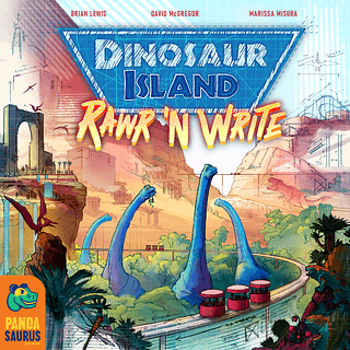 Portada juego de mesa Dinosaur Island: Rawr 'n Write
